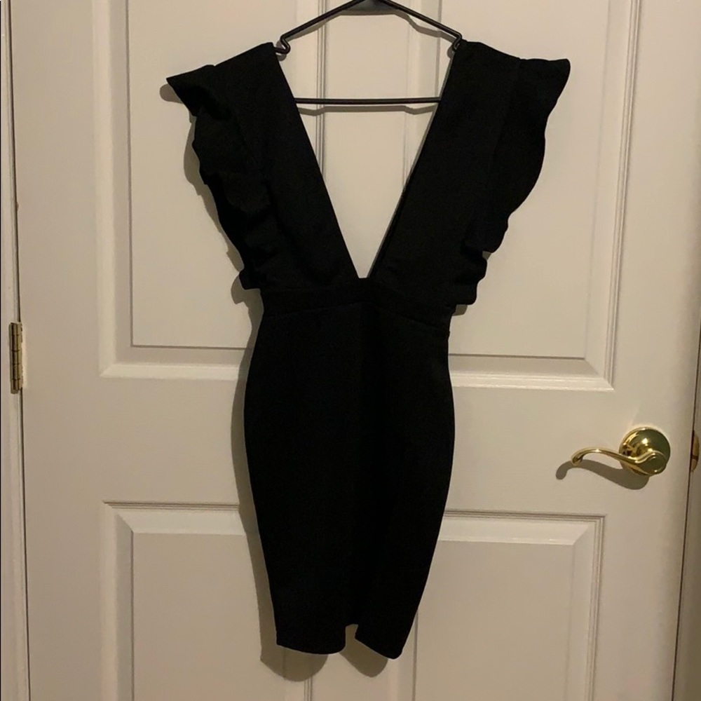 Sexy Black Mini Dress